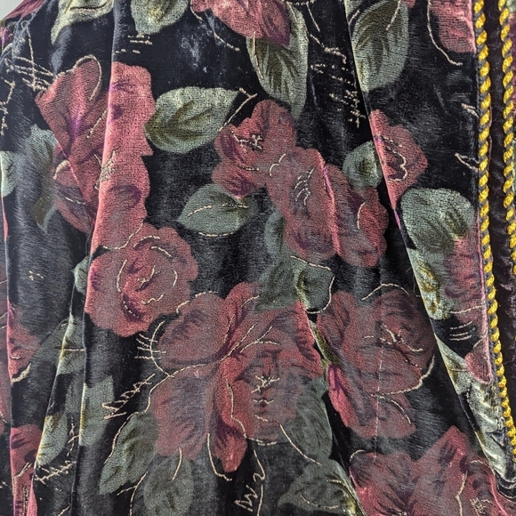 Vintage Victoria's secret gold label floral maxi length bath lounge robe womans - Picture 6 of 11
